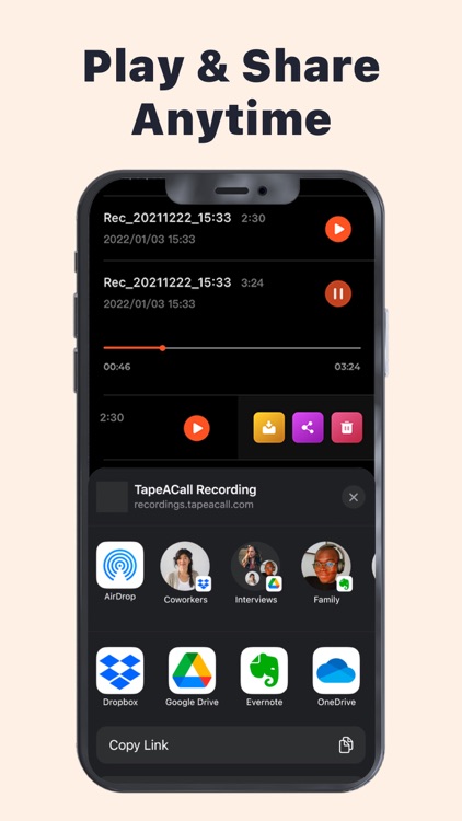 Phone Call Recorder Memo App screenshot-7