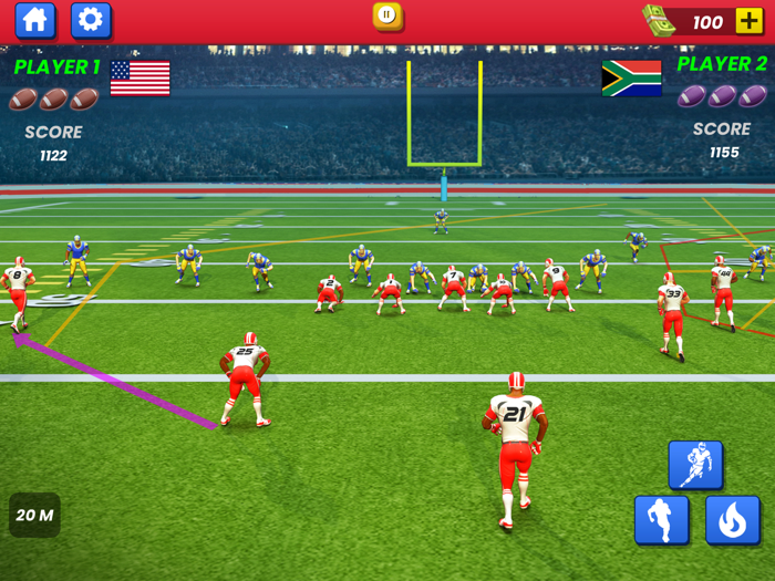 American Football Rugby Games