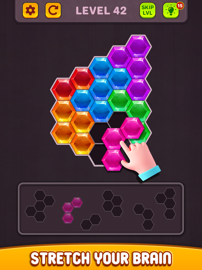 Hexa Block Puzzle Tangram Puz