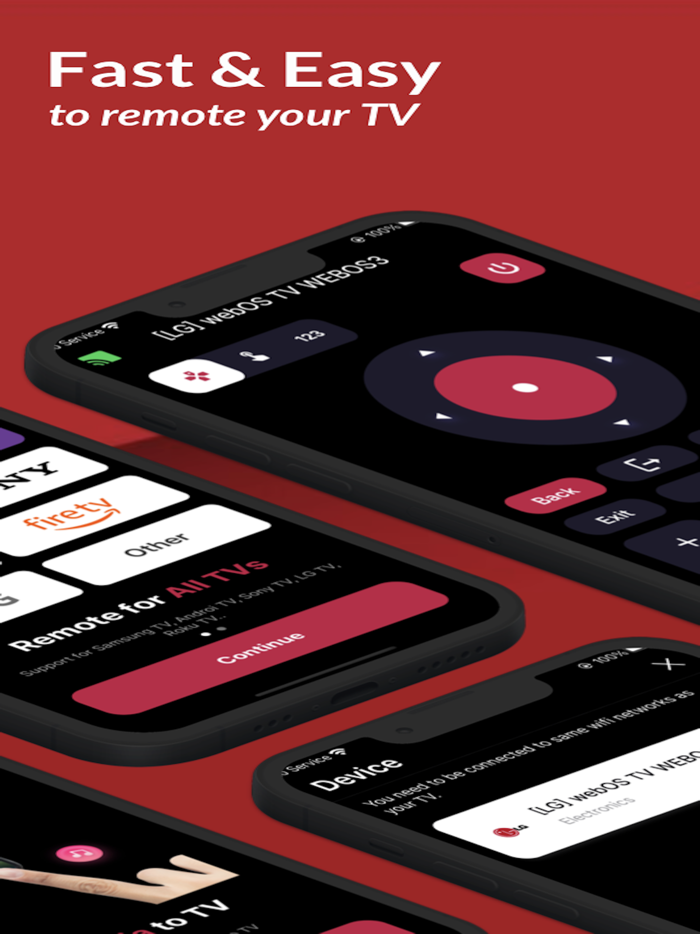 TV Remote - Universal Controls