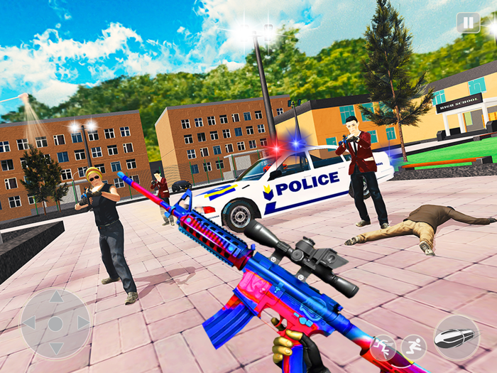 Гангстерский полицейский прес