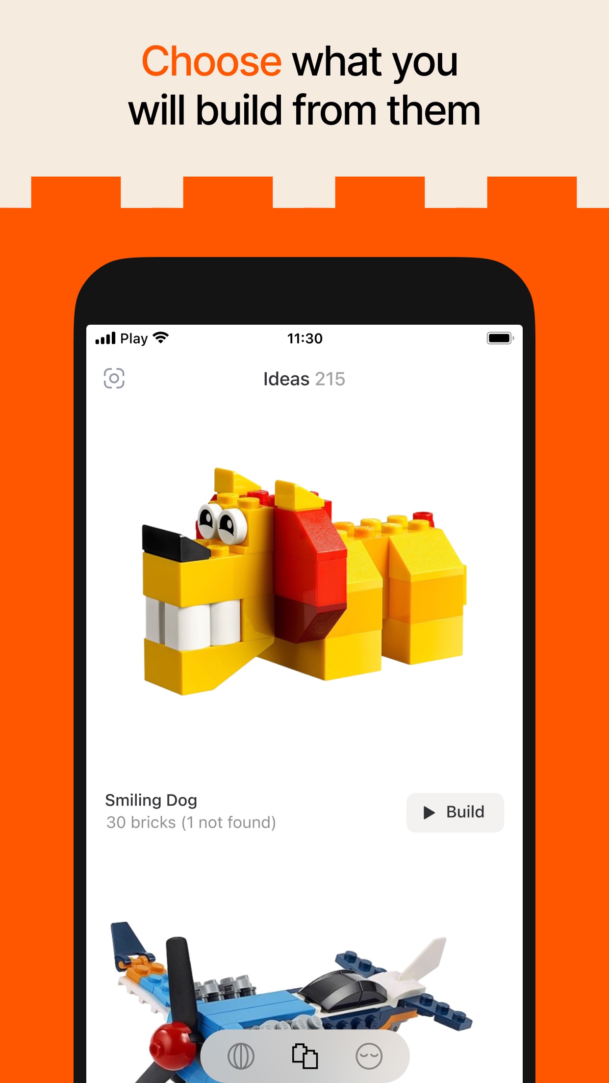 Screenshot do app Brickit App