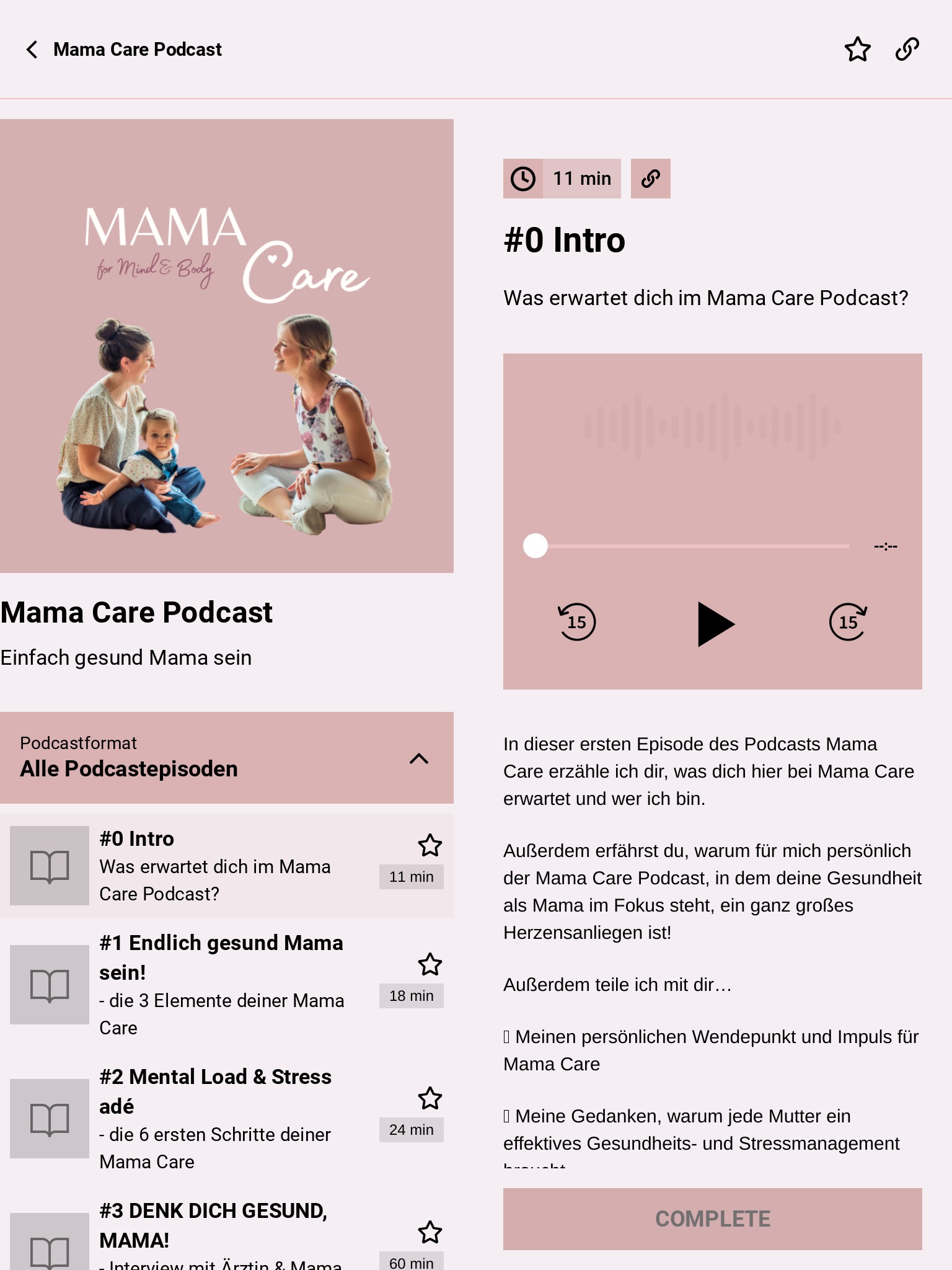 Mama Care to go screenshot 3