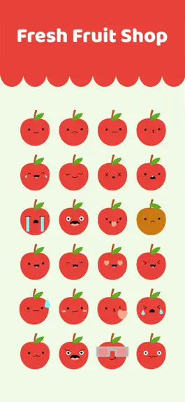 Game screenshot Cute Apple Stickers apk