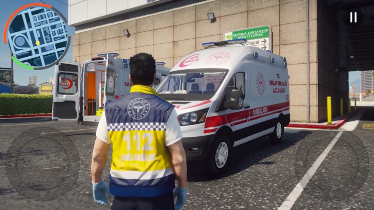 Ambulance City Simulation 3D screenshot-4