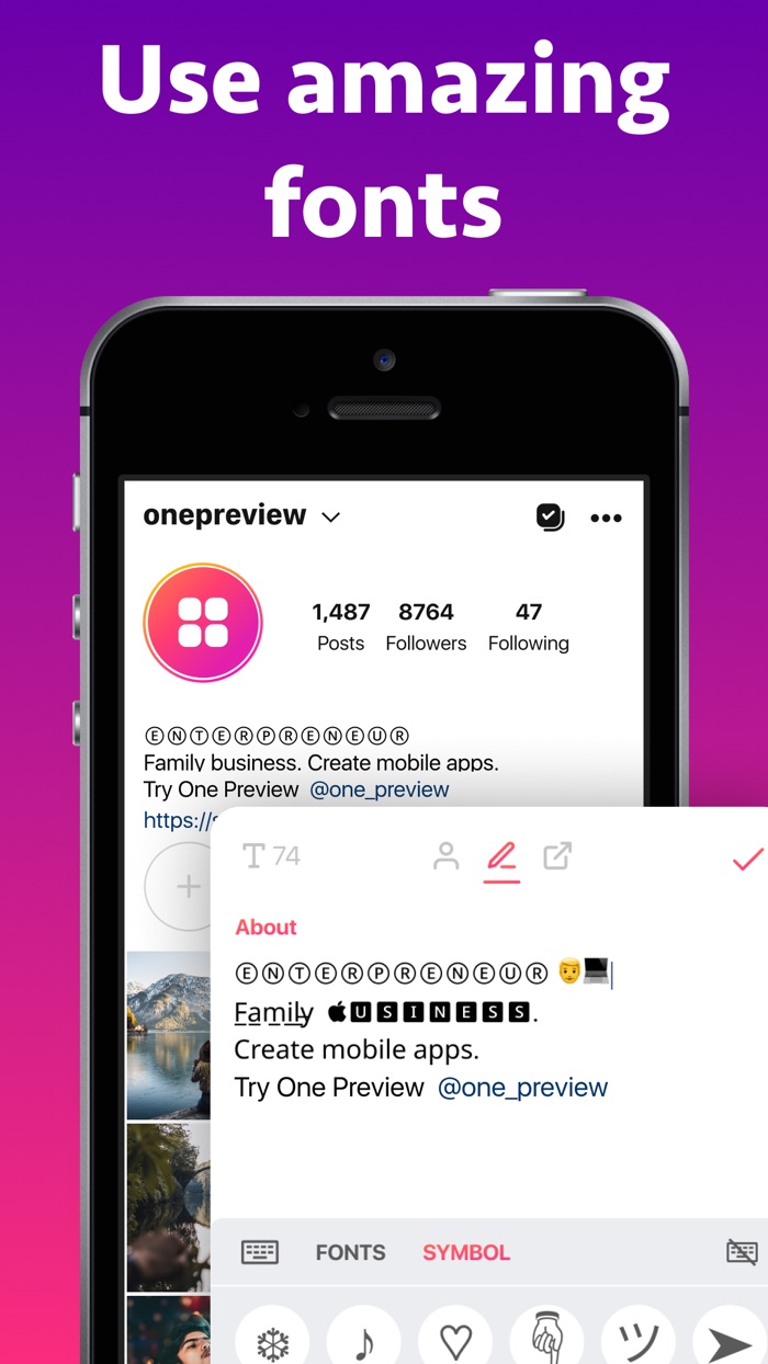 One Planner Preview Stories