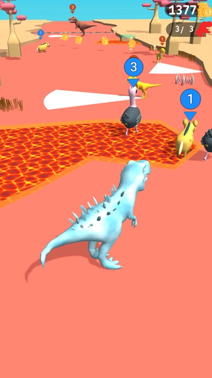 Dinosaur Merge Battle (by AI Games FZ) IOS Gameplay Video (HD) 