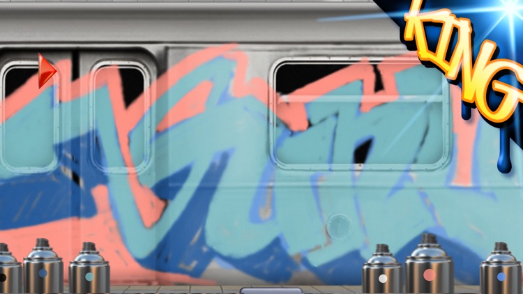 Graffiti Spray Can Art - KING screenshot-0