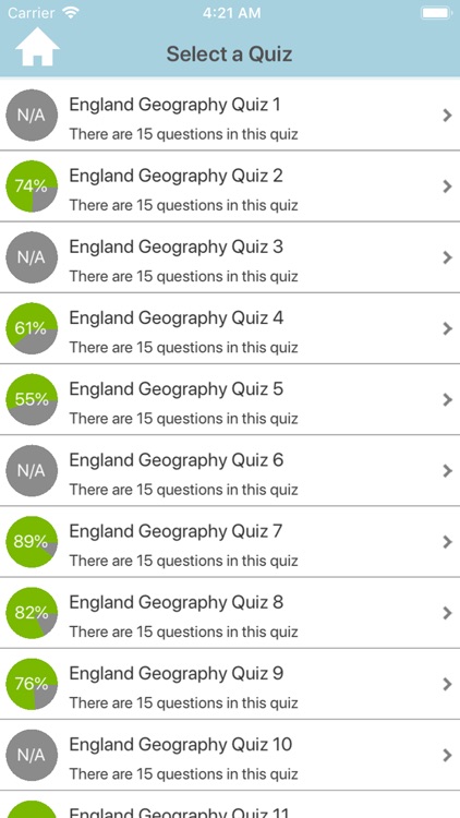 England Geography Quiz