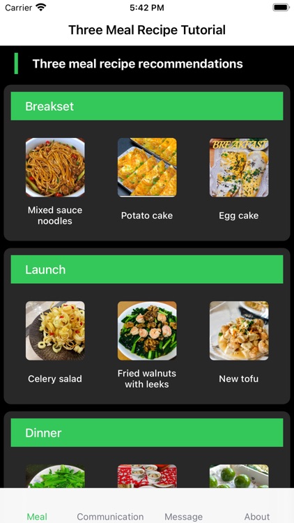 Delicate fine dining