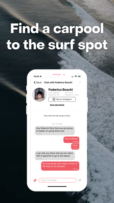 Screenshot #3 pour Surfchat: Surfspots Carpooling
