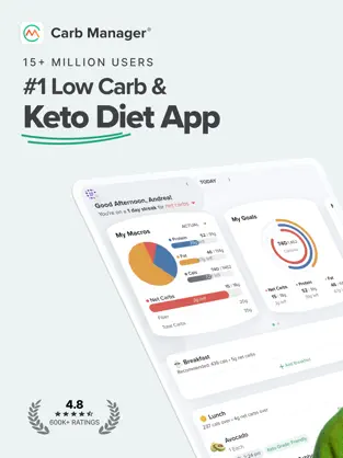 Snímek 1 Carb Manager Keto Diet Tracker iphone