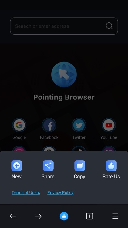 Pointing Browser