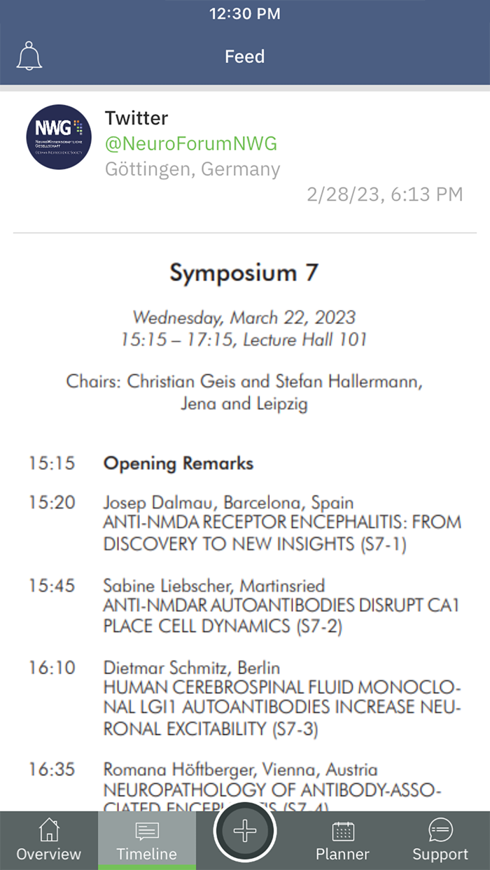 Göttingen Meeting 2023 NWG