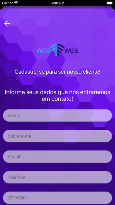 WSNet Internet e Dados Screenshot