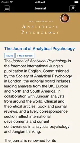 Game screenshot Jrnl of Analytical Psychology apk