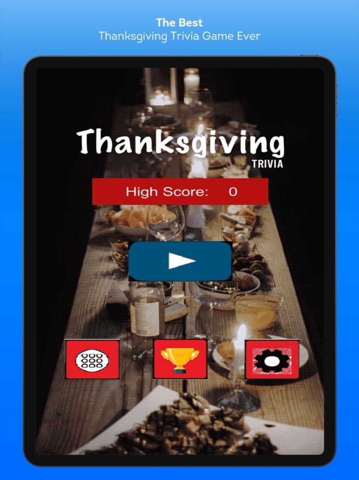 Thanksgiving Trivia Quiz