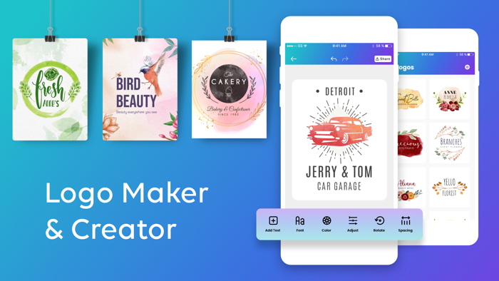 Logo Creator Watercolor Logo