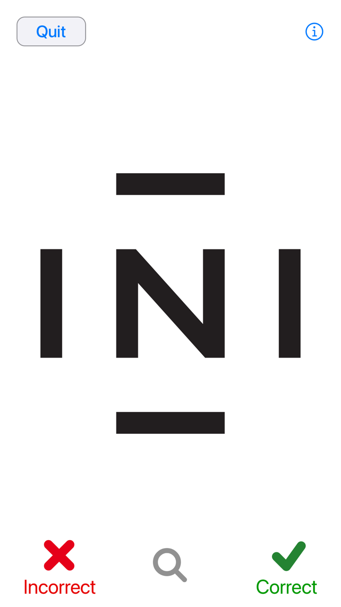 eETDRS Visual Acuity Test