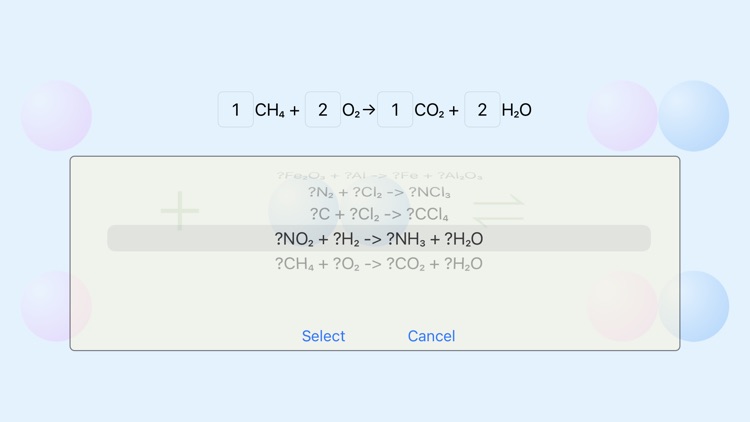 Interactive Equation Balancer screenshot-3