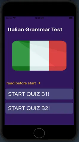 Game screenshot Italian Grammar Test LvB apk