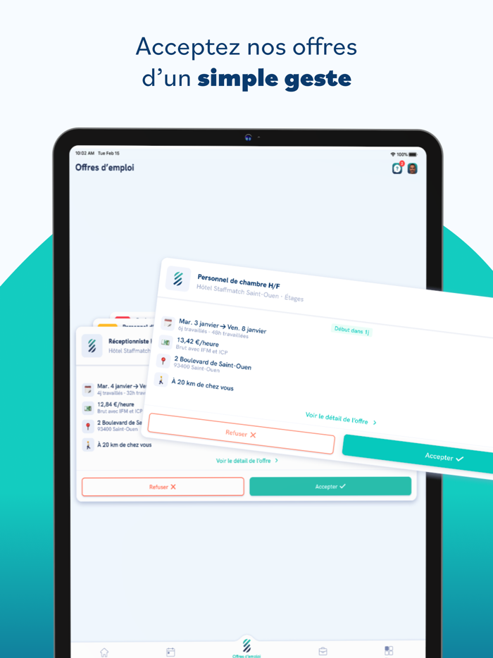 Staffmatch Travail en intérim