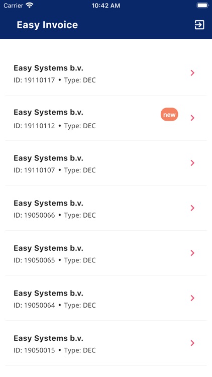 Easy Invoice Mobile screenshot-0