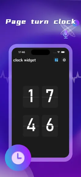 Game screenshot Clock Voice Widget mod apk