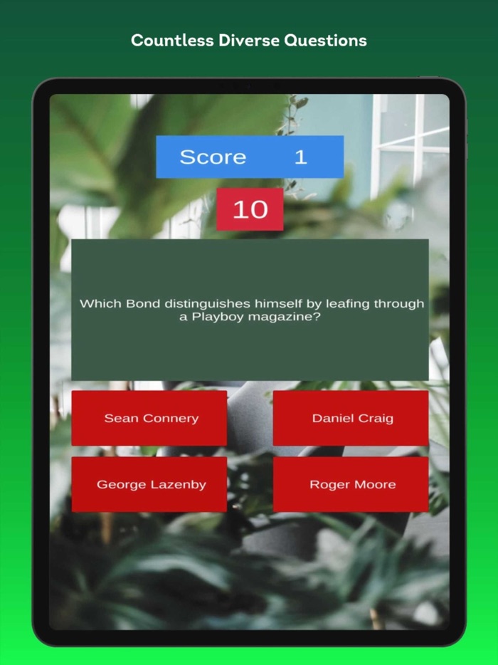 James Bond Trivia Challenge