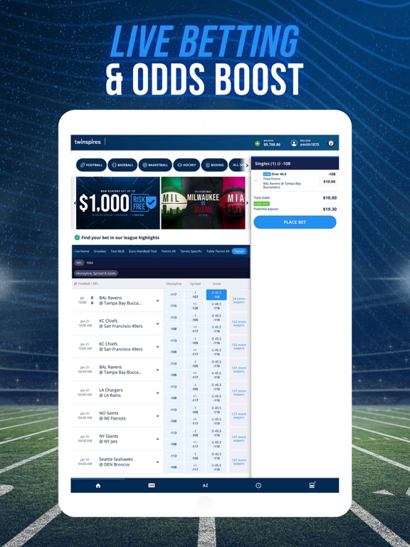 TS Casino & Sportsbook screenshot 2