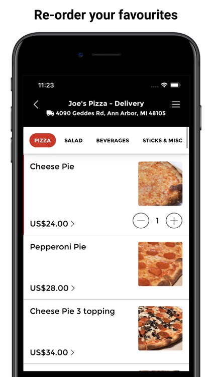 Joe's Pizza App