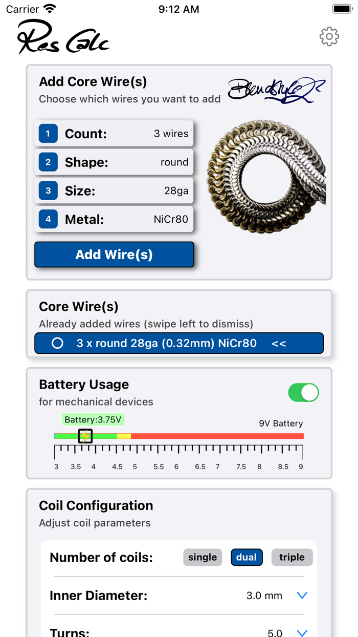 Blendstylez - ResCalc