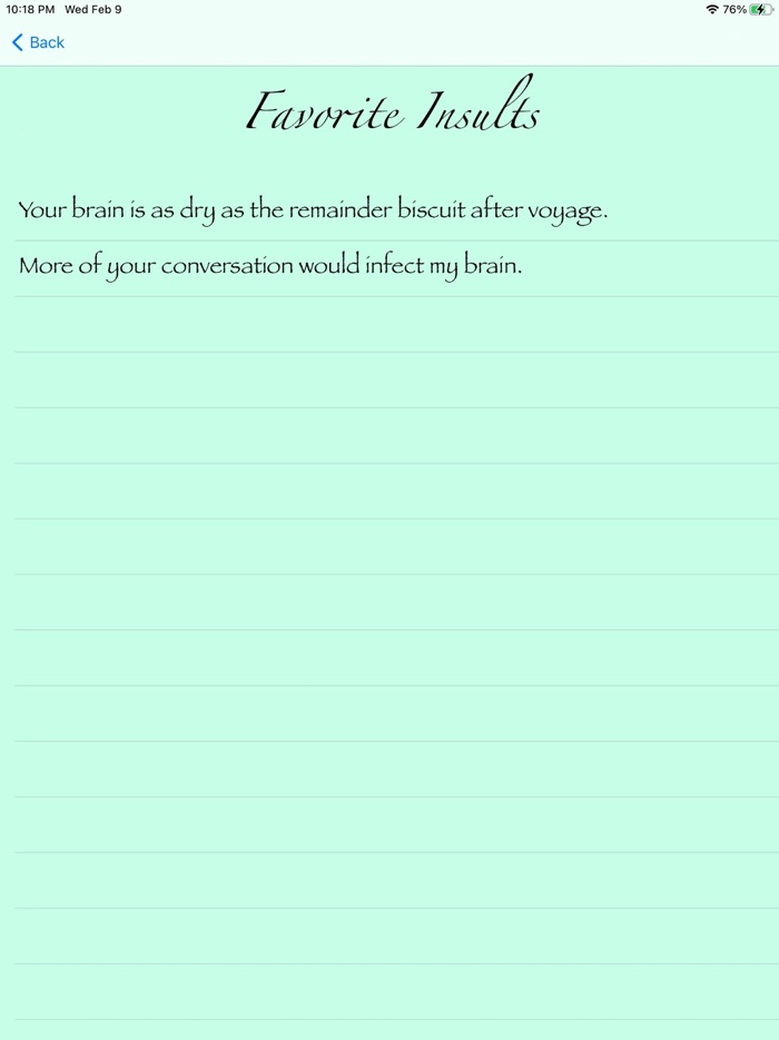 ShakeSpear – Insult Generator