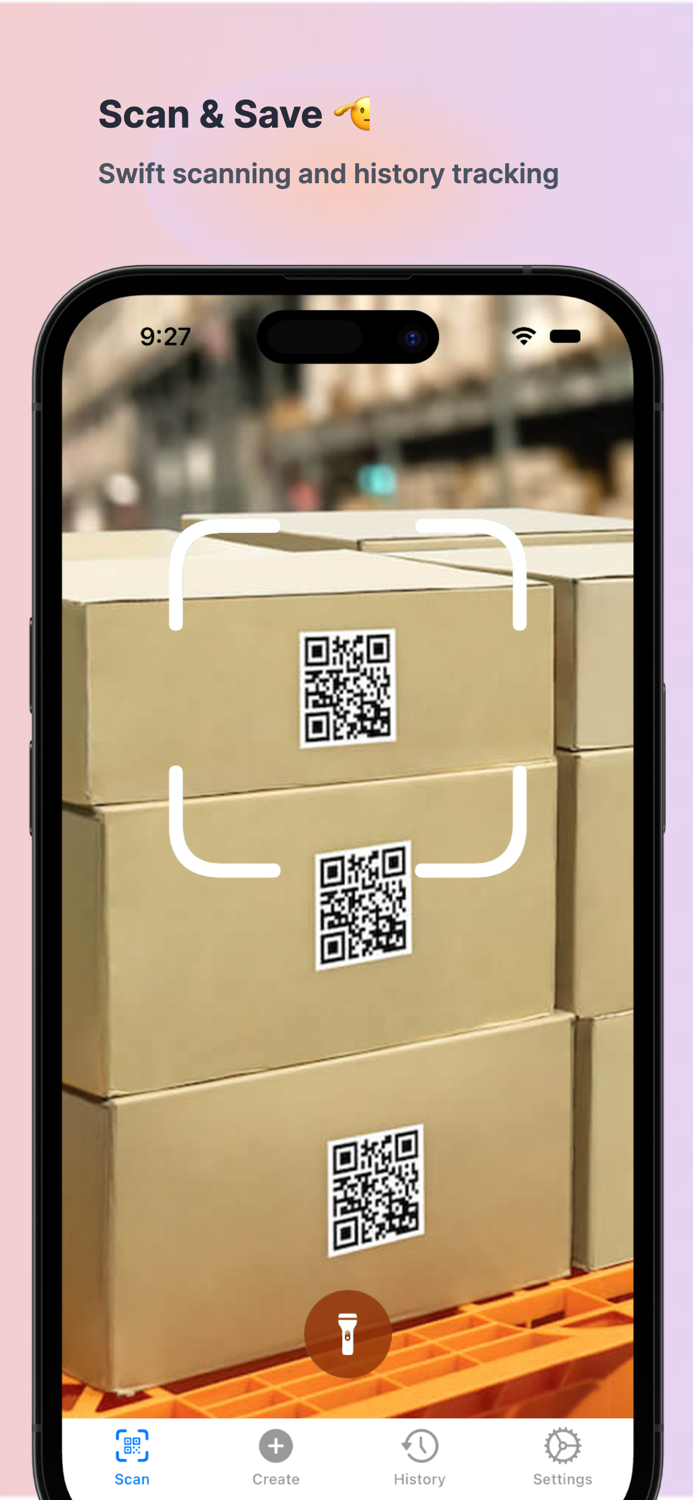 QR Wise Scan, Read  Generate