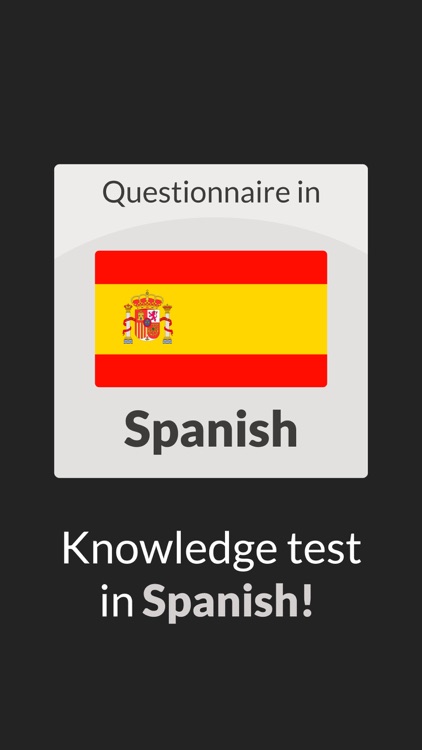 Spanish Test and Questionnaire screenshot-3