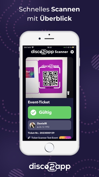 disco2app TicketScanner