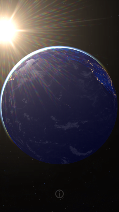 3D Earth & moon, sun and stars Screenshots