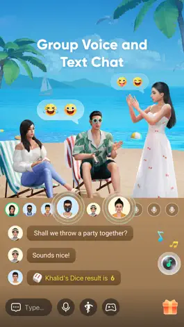 Game screenshot Waha - 3D Avatar Voice Chat apk