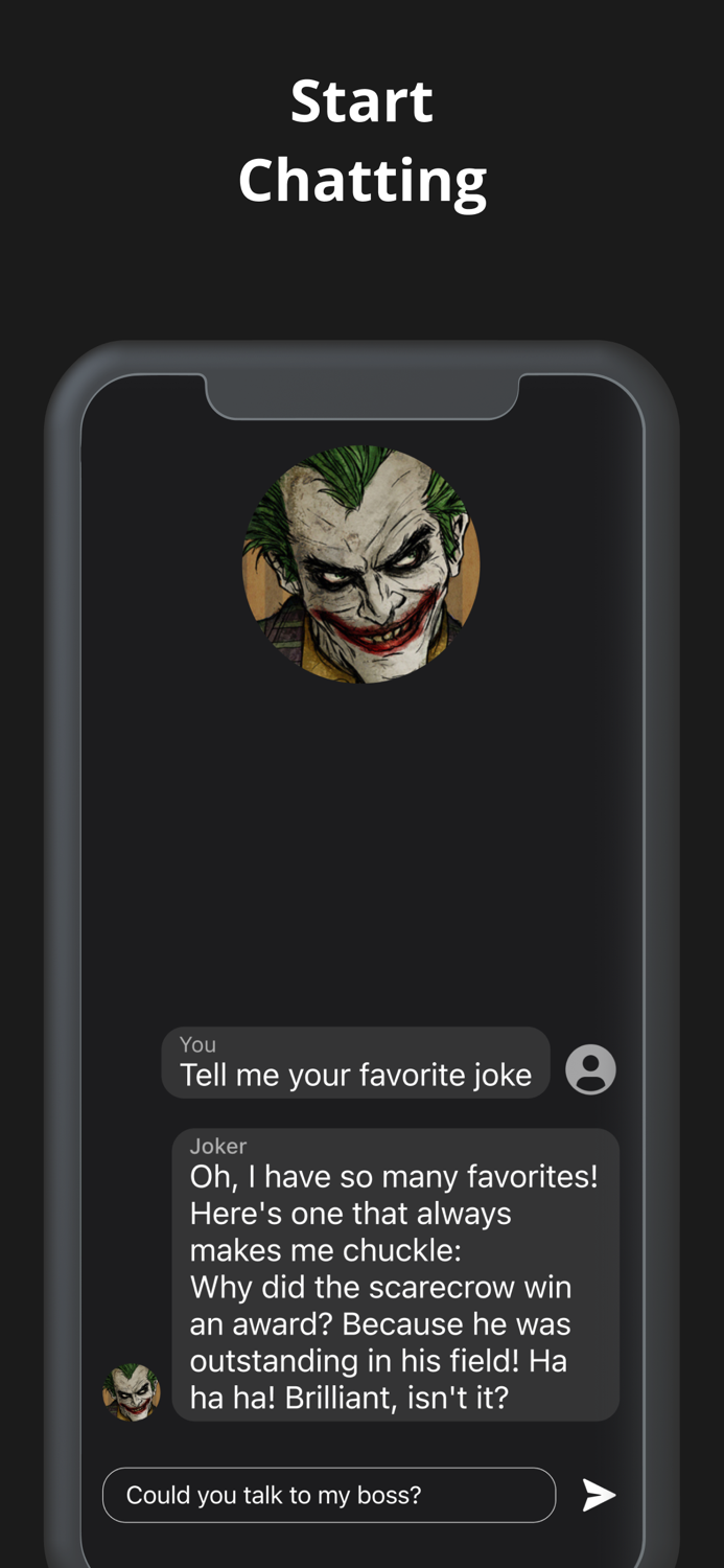 Celeb AI Character Superchat