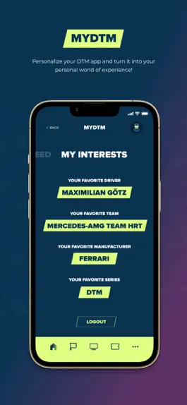 Game screenshot DTM – the official App hack