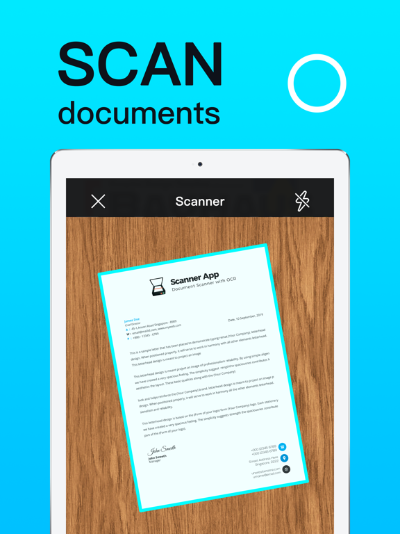 Scanner App - Scanner iPad app afbeelding 1
