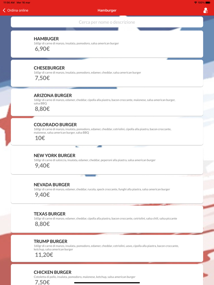 American Burger Fano