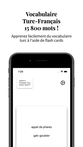 Game screenshot Vocabulaire Turc-Français mod apk