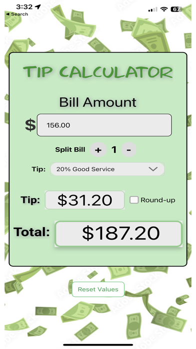 Simple Tip-Calculator Screenshot