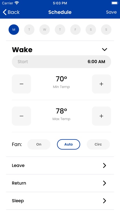 Aprilaire Wi-Fi Thermostat App screenshot-3