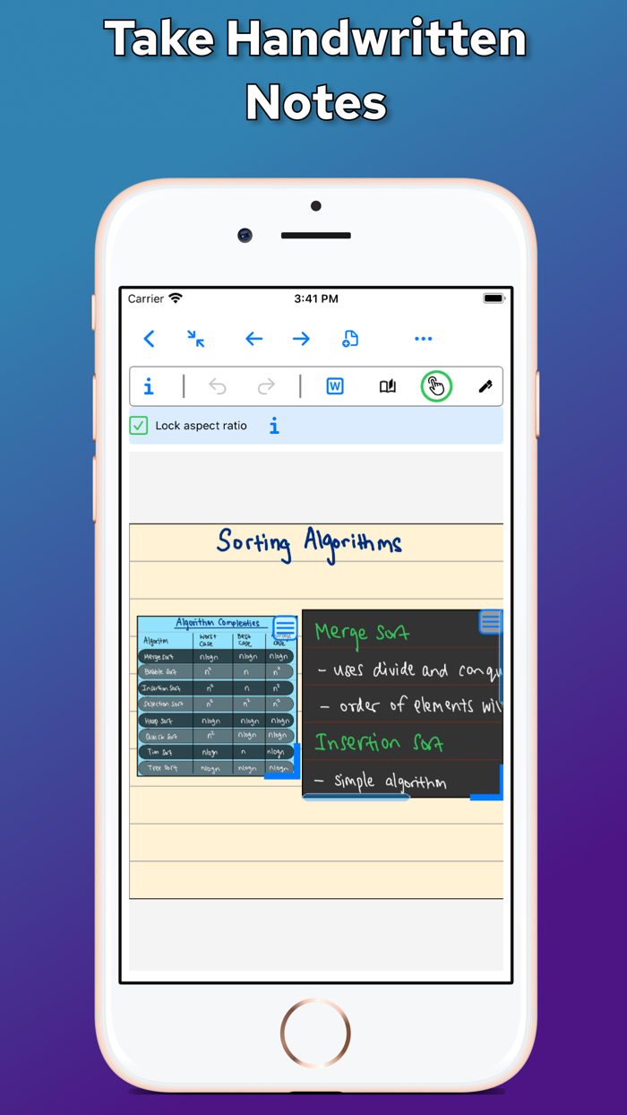 Widget Notebook - Digital Ink