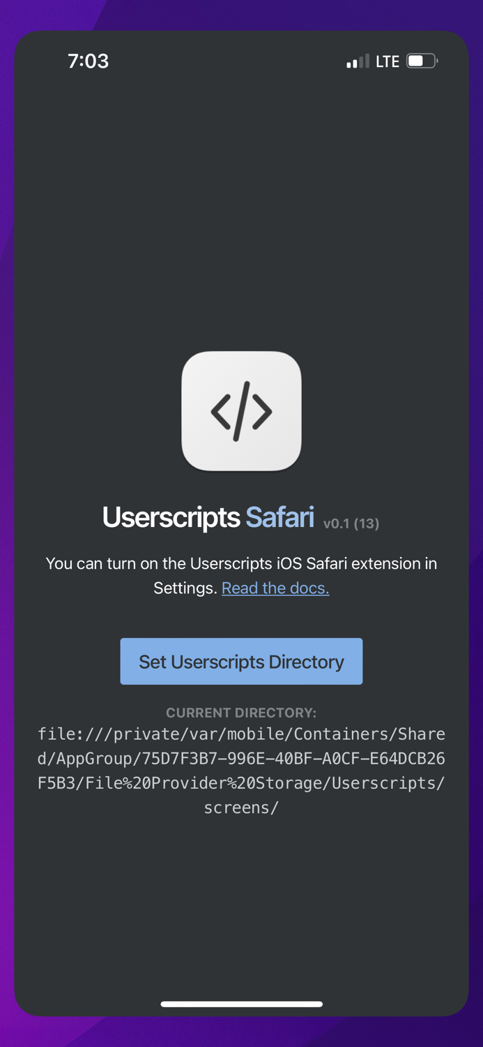 Userscripts