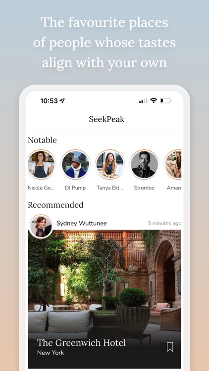 SeekPeak: Experience the Best