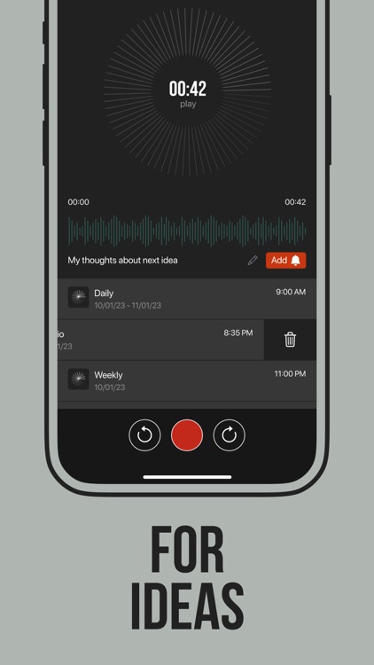 Revoice: voice memos