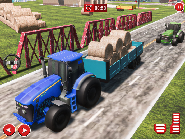 Cargo Tractor Farming Games 3d